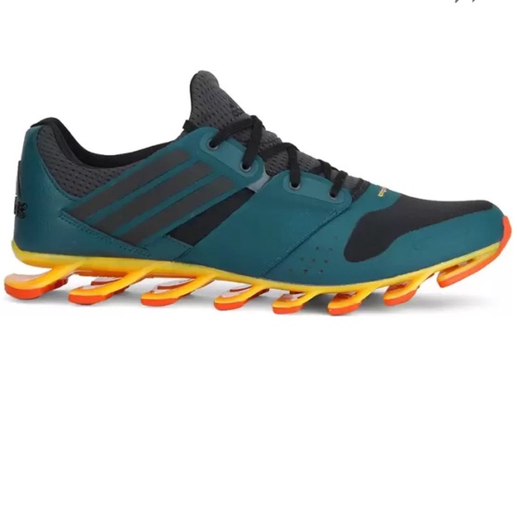 Adidas Springblade Men’s 11.5 GUC Hard to find color way Teal/Orange/Red - Picture 16 of 16